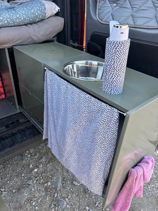 Mueble Camper COMPLETO 135cm + Cocina + Agua