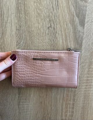 Portafoglio Stradivarius effetto coccodrillo