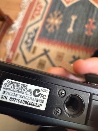 Cámara Samsung ST65 Negra