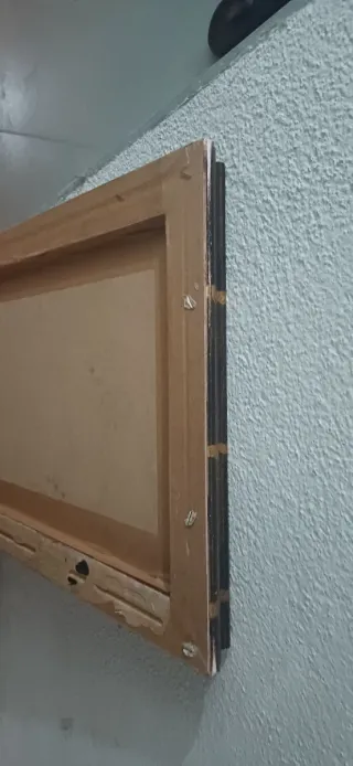 Espejo de madera y cristal