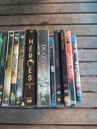 Colección Películas DVD Star Wars, Hobbit, Heroes