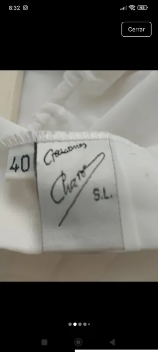 Vestido de comunión blanco