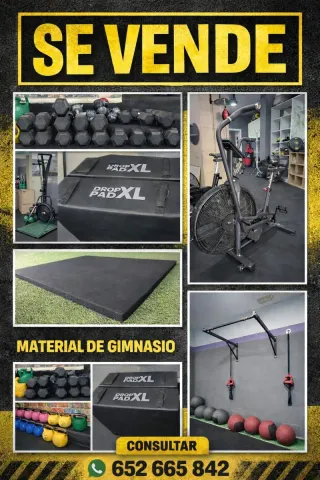 Material de gimnasio y CrossFit