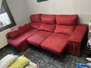 Sofá de 3 plazas en tela