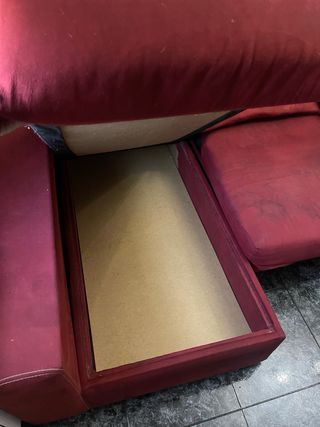 Sofá de 3 plazas en tela