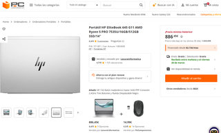 Ordenador Portátil HP EliteBook 645 – 14”