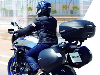 Kit Maletas SHAD SH58X/SH36 Carbono baúl moto