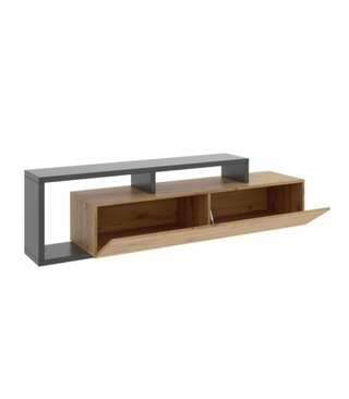 Mueble Bajo TV Kram 165 Cm. Grafito/Nordic