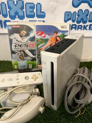 Consola Wii Blanca + 2 Juegos