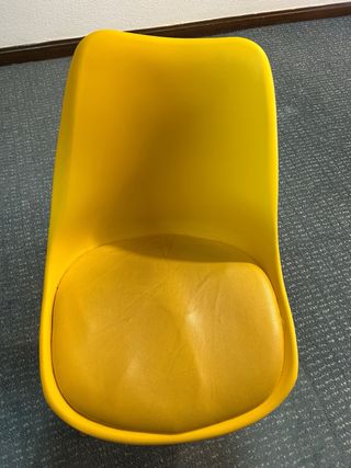 Juego de 4 Sillas Amarillas Diseño Nórdico