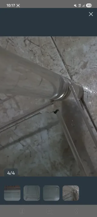Mesa de centro de cristal y acrílico