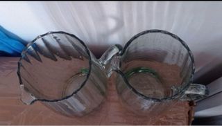 Jarras de cristal transparentes