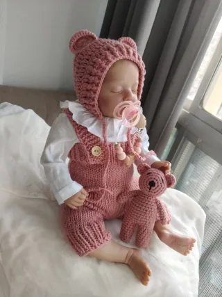 Bebé Reborn Vinilo Pintado a Mano