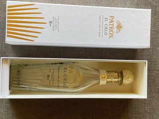 Botella Vacía Tequila Patrón El Cielo