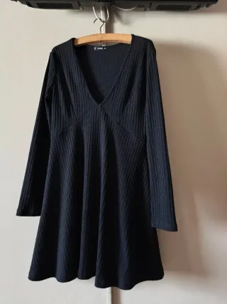 Vestido negro SHEIN manga larga