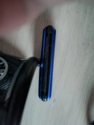 Tarjetero Metálico Azul