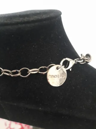 Collana Motivi acciaio e pietre