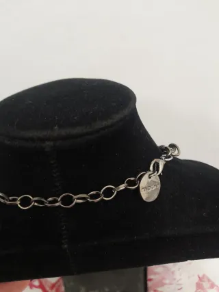 Collana Motivi acciaio e pietre