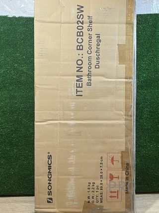 Scaffale da Bagno Regolabile SONGMICS