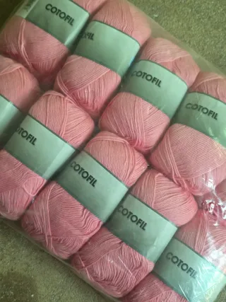 Ovillos Cotofil 100gr,grosor 1.8mm Paq ovillos 25€