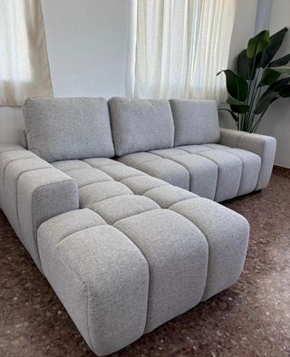 Sofá Nuvola Gris Tela