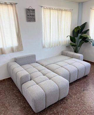 Sofá Nuvola Gris Tela