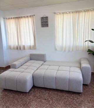 Sofá Nuvola Gris Tela