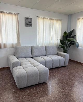 Sofá Nuvola Gris Tela