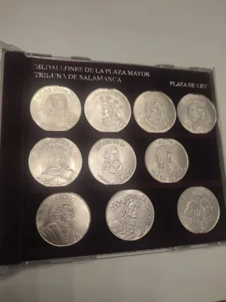 Medallas Plata Plaza Mayor Salamanca