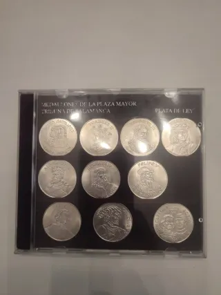 Medallas Plata Plaza Mayor Salamanca