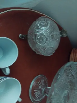 Juego de vasos de licor, tazas y más