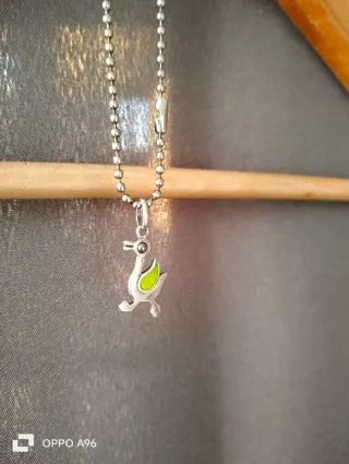 Ciondolo vintage a forma di papera/oca