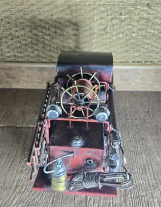 Camión Bomberos Vintage Metal Colección.