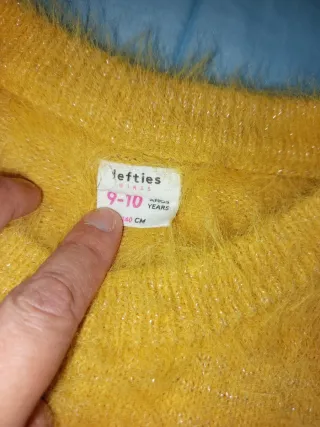 Jersey niña Lefties amarillo ratón