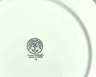 Plato La Cartuja de Sevilla