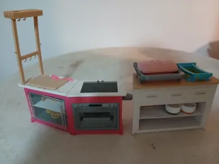 Cocina Barbie con accesorios