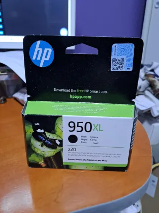 Tinta HP 950XL Negra Por estrenar