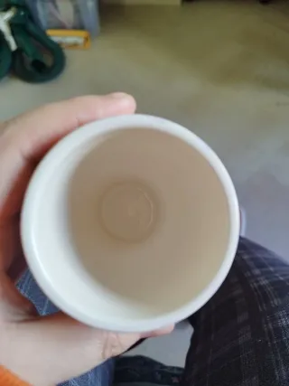 Vaso decorativo a righe