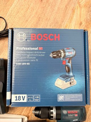 Taladro Percutor Atornillador Bosch GSB 18V-45