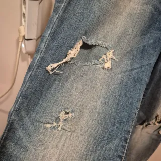 Jeans Guess Azules Rotos Talla L