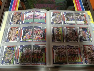 548 Cromos Colección At. Madrid Completa