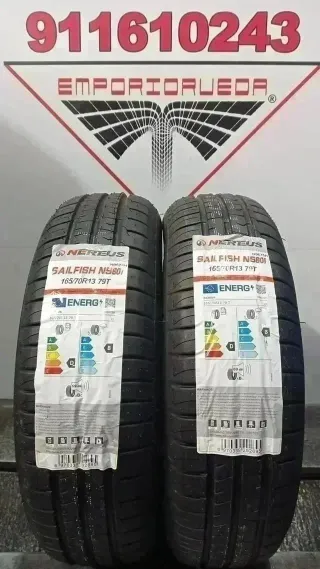 4UD 165 70 13 T NEREUS RUEDA NUEVA YA MONTADA