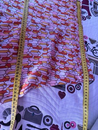 Traje pantalón de fiesta estampado mujer