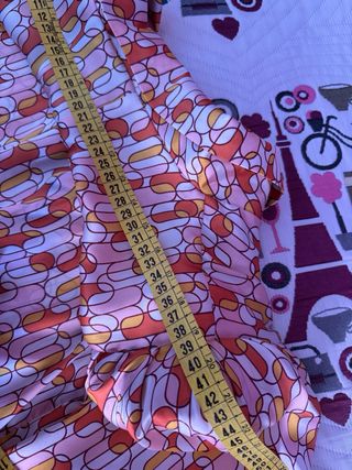 Traje pantalón de fiesta estampado mujer