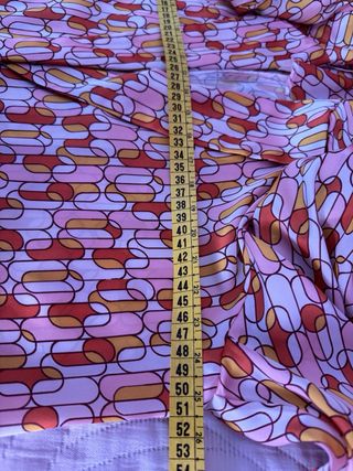 Traje pantalón de fiesta estampado mujer