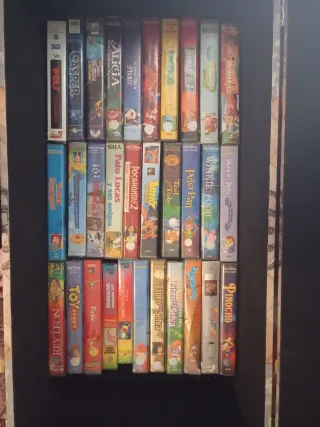 Lote Cintas VHS Disney Clásicos