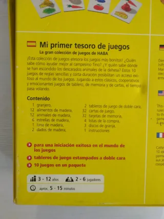 Mi primer tesoro de juegos HABA