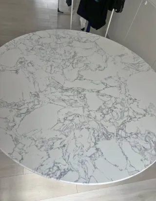 Mesa redonda comedor mármol