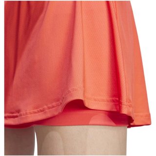 Falda Adidas Padel Club Semi Lucid Naranja/Rosa