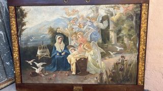 Cuadro antiguo religioso